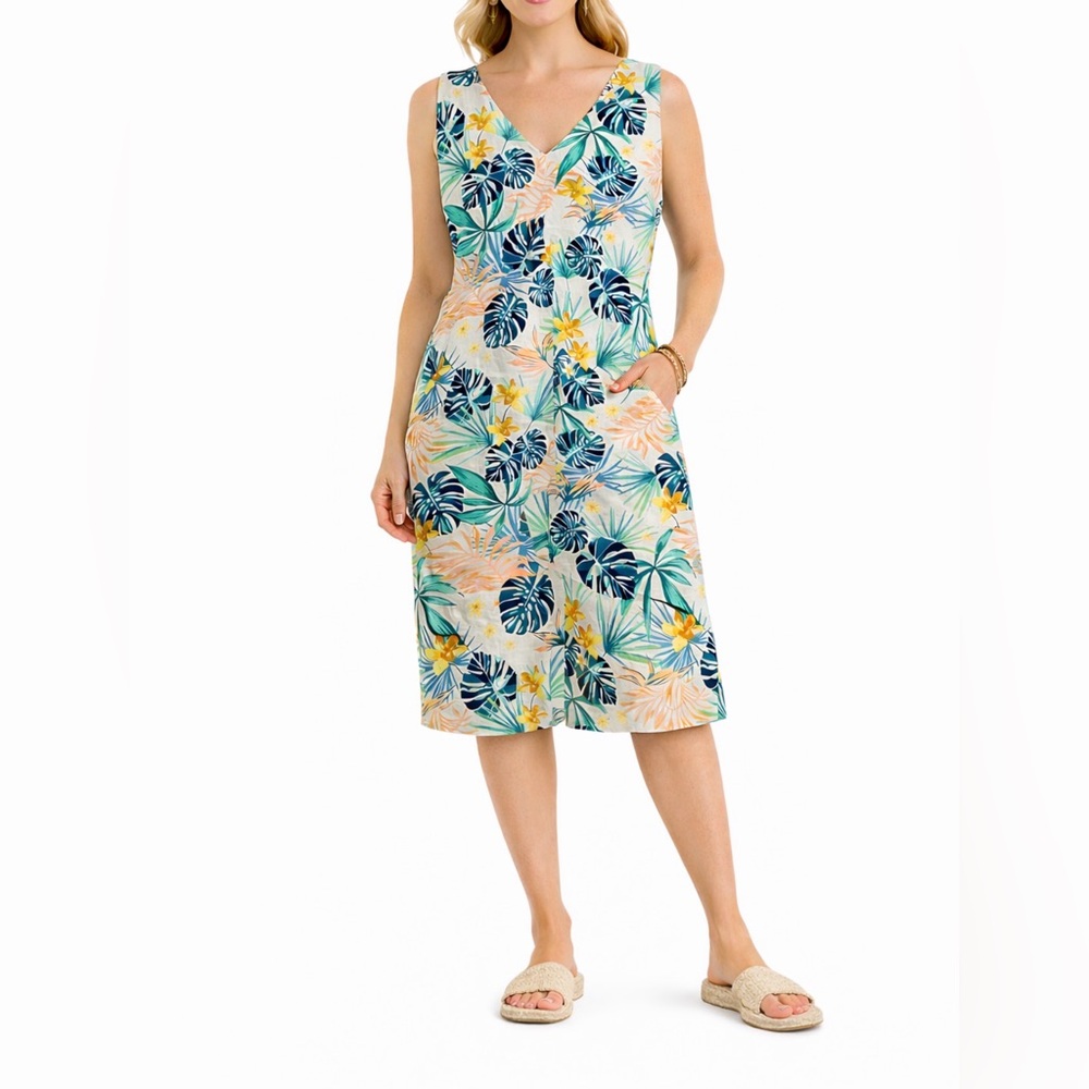 Floral V-Neck summer dress
